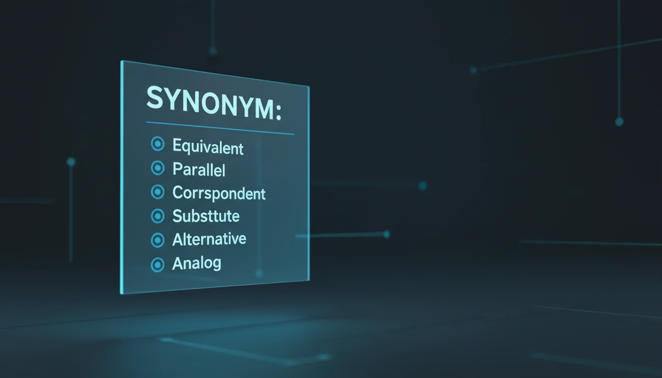 Dictionary showing synonyms, antonyms, and etymology